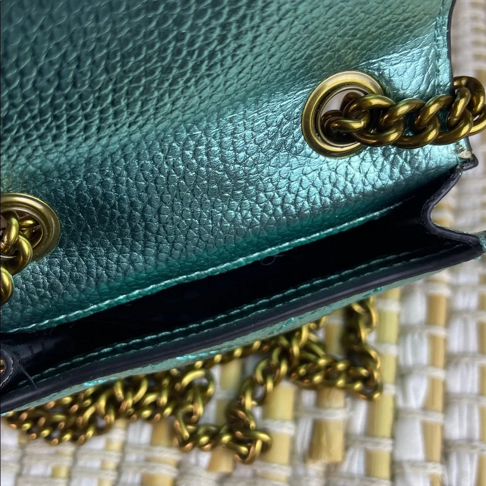 Kurt Geiger Micro Mini Kensington Eye Gold chain bag - Picture 6 of 8